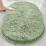 Light Green-Chenille Oval