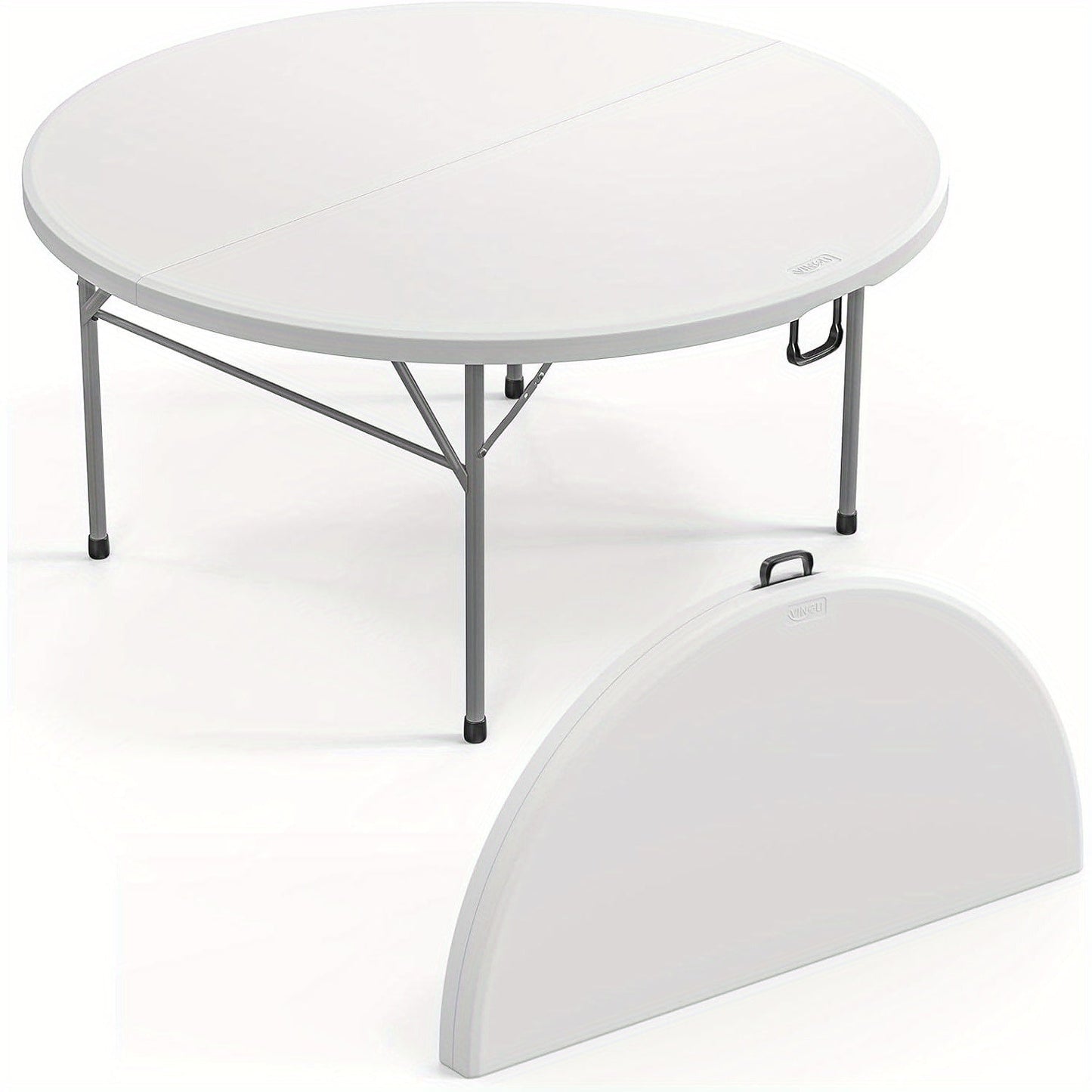 Round Bi-Fold Table in 4-Foot or 5-Foot Diameter with One-, Two- or Four-Table Pack Options