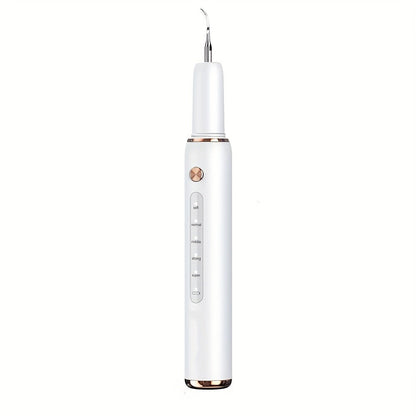 Ultrasonic Tartar Remover Electric Tooth Cleaner 5-Speed IPX6 Waterproof USB Rechargeable Dental Scaler with LED Light Mirror 2 Tips Plaque Stain Removal Tool for Home Oral Care Adults