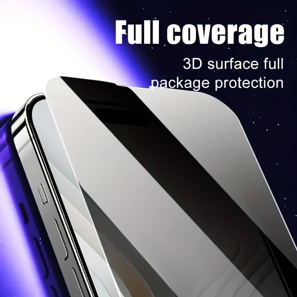 Screen Protector, Privacy Tempered Glass with 360-Degree Side-Angle Filter for 22 Selected iPhone Model Options