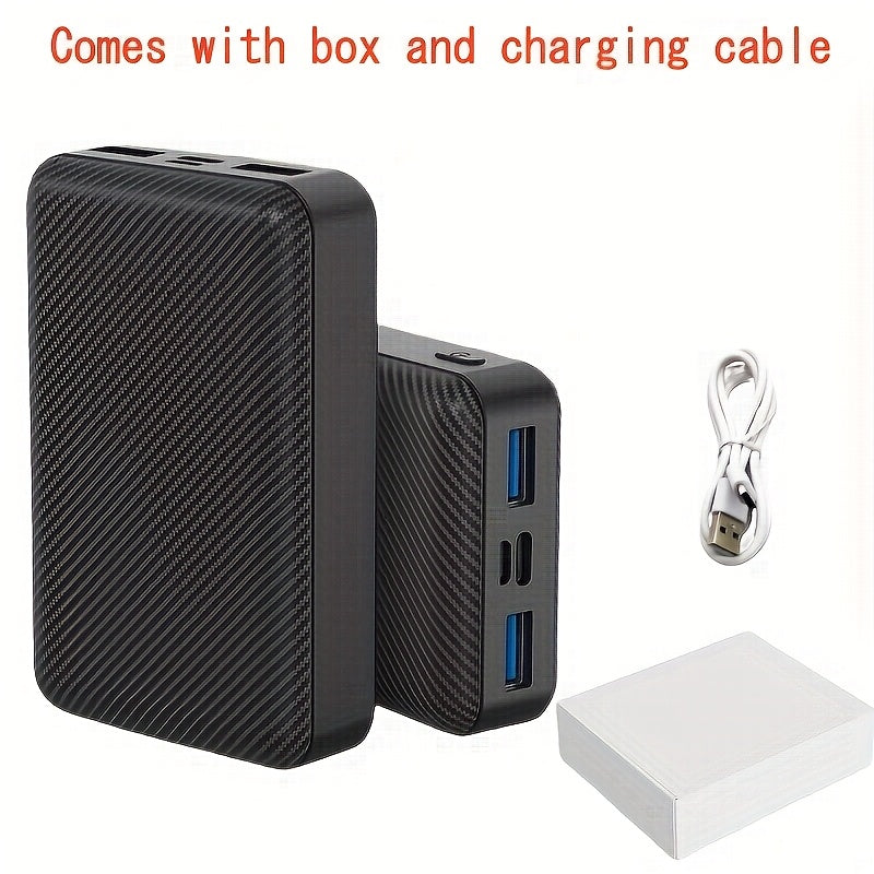 Power Bank 20000mAh 5V/3A for Heated Clothing with Dual USB Output and USB-C/Micro Input for Winter Wear