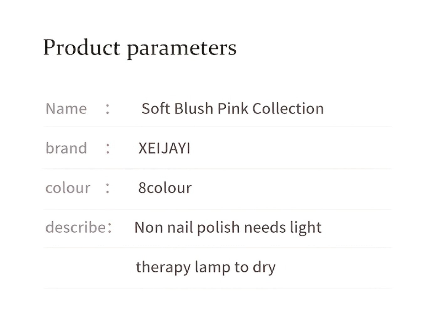 Gel Nail Polish – Set 8 Colors Semi-Permanent Soak-Off LED Cure Long-Lasting Manicure Kit - 0.51oz Each Bottle Gentle Pink Shades…
