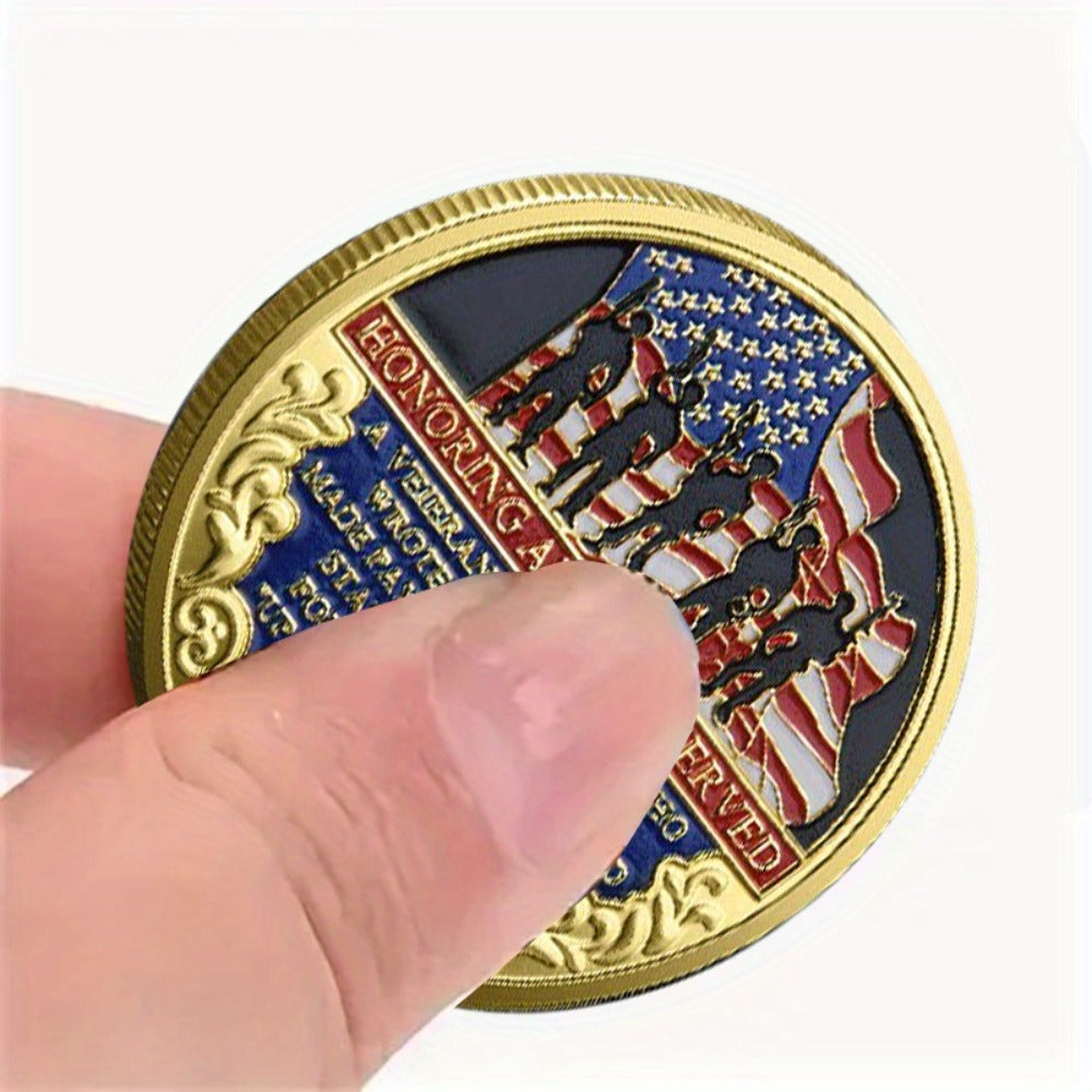 48-Piece Military-Themed Prayer Challenge Coin Set with 24 Gold-Tone and 24 Silver-Tone Coins for Adult Collectors