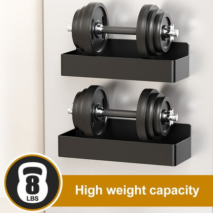 Magnetic Spice Rack for Refrigerator Wall Mounted Large Capacity Spice Organizer - Multifunctional Kitchen Storage Rack with Polished Finish, Easy Clean, Space Saving Fridge Spice Holder Black White