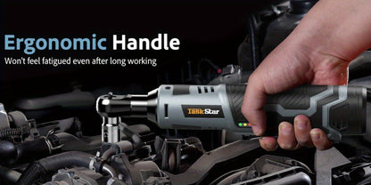 Power Tools TaskStar 3/8 Inch Cordless Ratchet or Wrench Set with 40 Nm Ratchet Option and Variable Speed