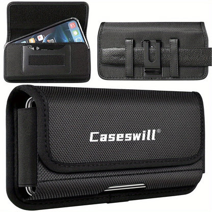Phone Case Rotating Belt Clip Holster with Card Slot and Snap Closure for iPhone 16E and iPhone 17 Series