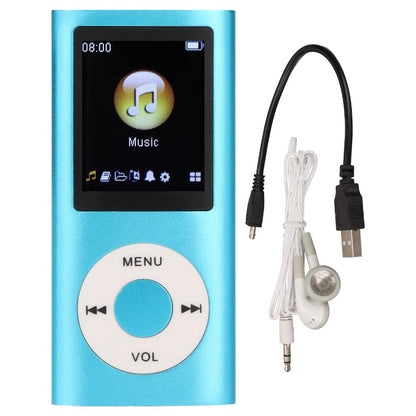 Portable MP3 MP4 Player with 128GB Expandable Storage, Lossless Audio FLAC MP3 WMA APE, Video Playback, E-Book Reader, LCD Screen, Alloy Body, Ideal for Music Travel Offline Listening
