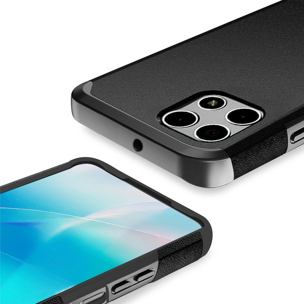 Revvl 7 5G Case Heavy Duty Dual Layer Shockproof with Magnetic Support – Hybrid Hard PC TPU Drop Protection Cover for T-Mobile Revvl 7 5G with Raised Bezels & Precise Cutouts