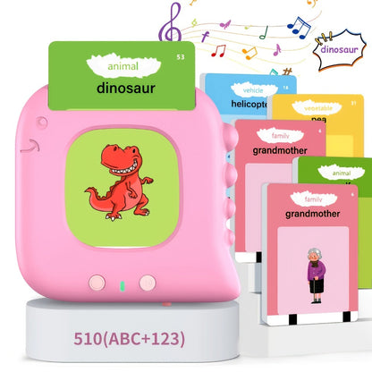 Talking Flash Cards for Kids 224 & 510 Words — Electronic Language Learning Device for Preschoolers Ages 3-6, Speech Therapy Toy, Autism Sensory Educational Gift Boys Girls