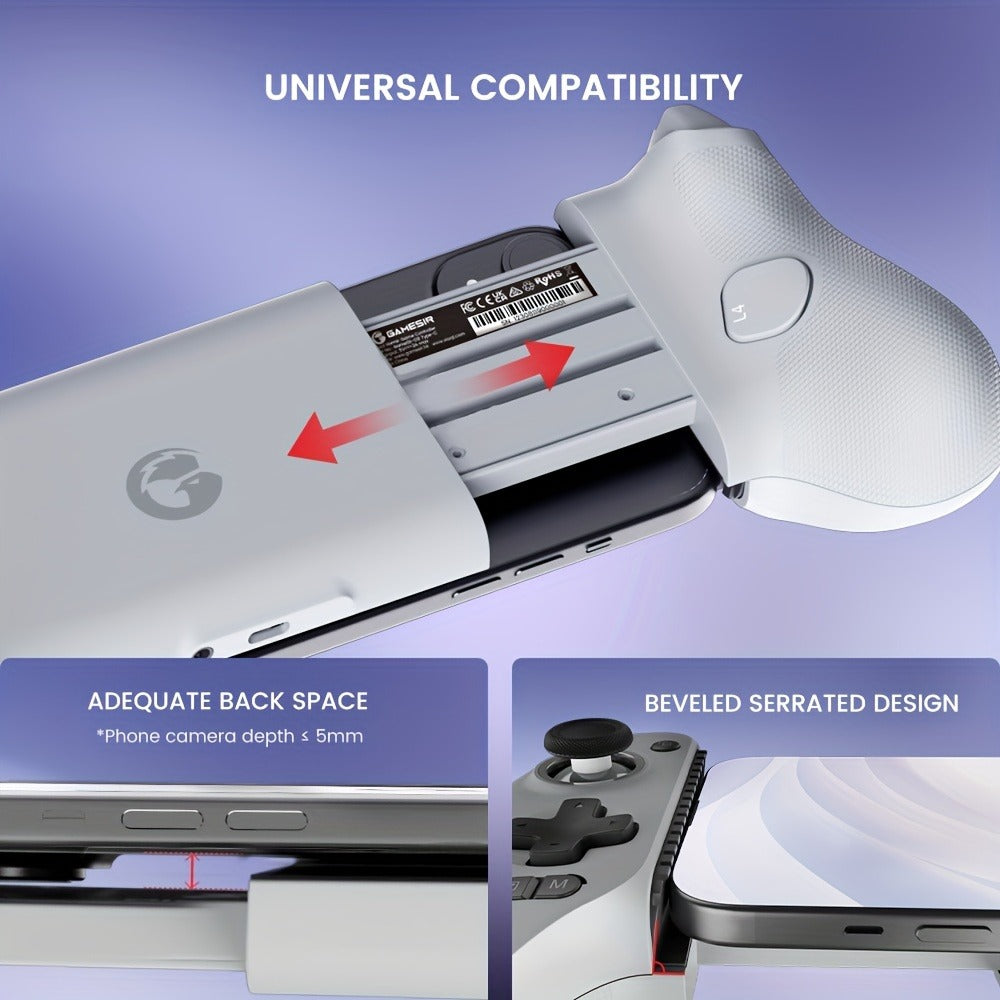 Hall Effect Mobile Gaming Controller GameSir G8 Galileo USB-C Wired, Zero-Drift Joysticks & Triggers