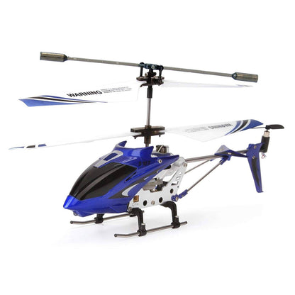 Syma S107G RC Mini Helicopter 3.5 Channel Infrared Gyro Stable Hover Indoor Remote Control Helicopter – USB Rechargeable, Beginner Friendly, Red Blue, Kids Teens Adults Gift