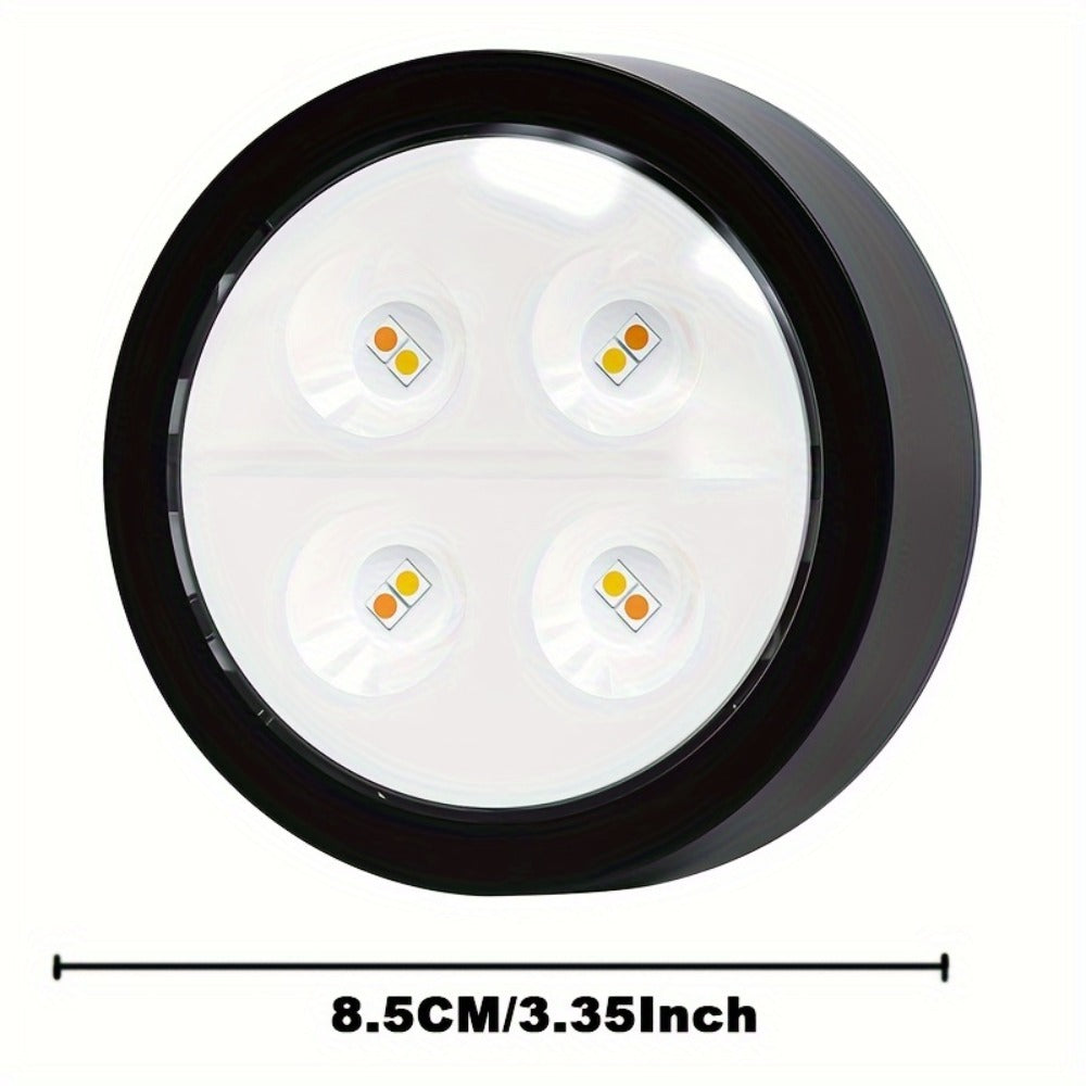 Three-Pack Battery-Operated Picture Lights with Magnetic Mounts, Remote Control and Timer Settings
