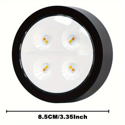 Three-Pack Battery-Operated Picture Lights with Magnetic Mounts, Remote Control and Timer Settings