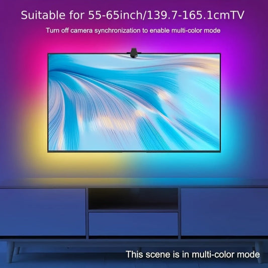 TV LED Backlight Strip with AR Screen Sync - RGB Smart Ambient Light for 35-80 Inch TVs & Monitors, Music Sync, App Control, Immersive Bias Lighting for Gaming Room & Home Theater