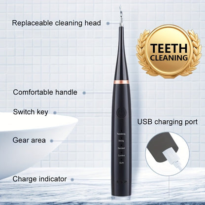 Electric Toothbrush Kit with Five Brush Heads, Two Accessory Cleaning Heads, USB Charging and Travel Case