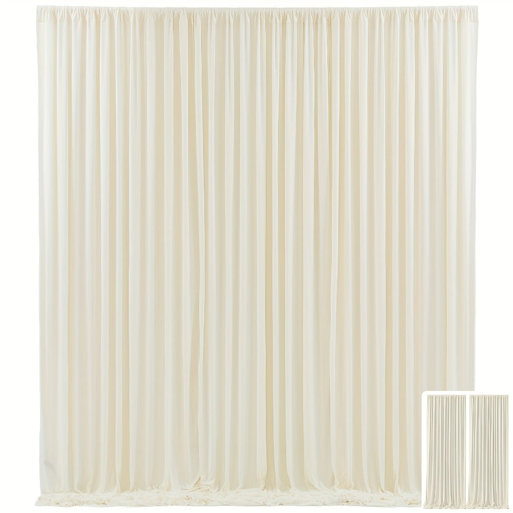 Two-Piece Photography Backdrop Curtain Set with 150 cm Width and 215 cm or 300 cm Height Options