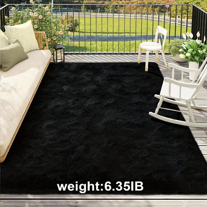 Fluffy Indoor Area Rug in Five Colors and Six Size Options for Living Room, Bedroom, Kitchen or Bathroom