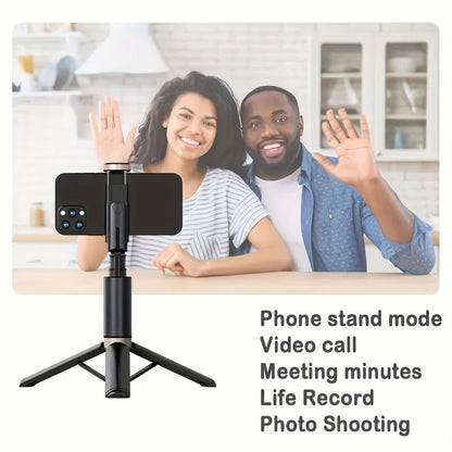 Anti-Shake Selfie Stick Tripod 68 Inch Retractable with Wireless Bluetooth Remote & 360° Rotation – Professional Stabilizer Phone Tripod for Travel Vlog Live Streaming iPhone Android
