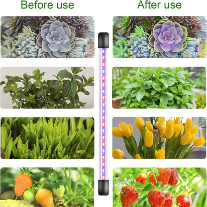 Remote Control Grow Light 4/5 Head Red Blue White Full Spectrum | 29-61'' Adjustable Tripod Stand Auto Timer | Indoor Plants Wireless Floor Lamp