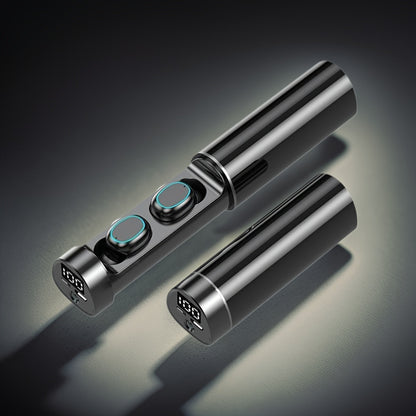 True Wireless Earbuds with Torchlight Charging Case, Touch Controls, Built-In Microphone and USB Charging