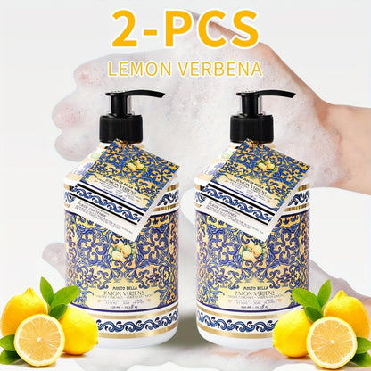 Moisturizing Liquid Hand Soap 2-Pack 21.3 fl oz Each — Foaming Pump Dispenser in 5 Scents, Gentle Gel Formula for All Skin Types, Bathroom Kitchen Office & Travel Hand Wash