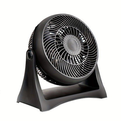 Turbo Table Fan 8 Inch 3-Speed Quiet Air Circulator, Wall Mountable with Adjustable Tilt and Carry Handle