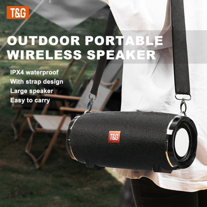 TG187 IPX4 Waterproof Outdoor Bluetooth Speaker | Dual Speakers, 4800mAh Rechargeable Battery, TWS Stereo Pairing, High Volume Portable Wireless Boombox for Party, Picnic, Camping & Stage