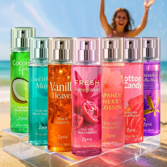 Hair Fragrance Spray for Women 7.98 oz - 18 Scent Varieties, Long-Lasting 6-8 Hours Hair Mist, Light Perfume for Daily Use & Dates, Choose from Icelandic Breeze, Pink Sugar, Midnight & More