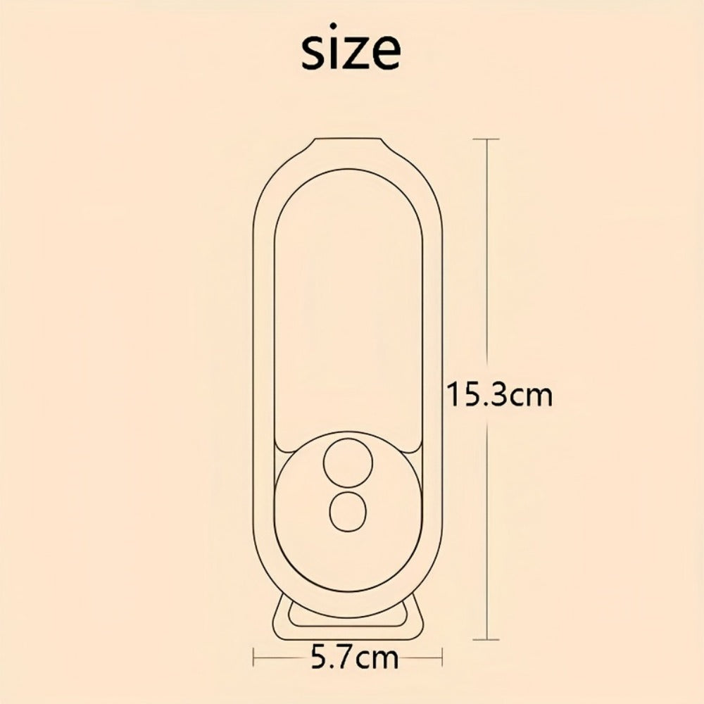USB Essential Oil Diffuser with Five-Level Display, Multicolor Light and One-, Three- or Five-Bottle Bundles