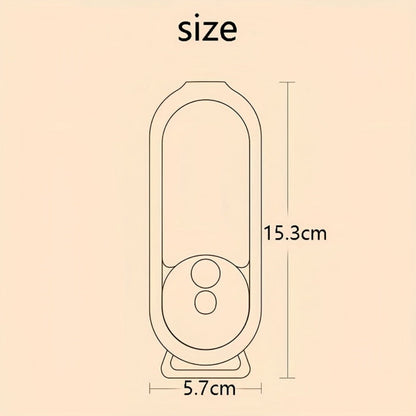 USB Essential Oil Diffuser with Five-Level Display, Multicolor Light and One-, Three- or Five-Bottle Bundles