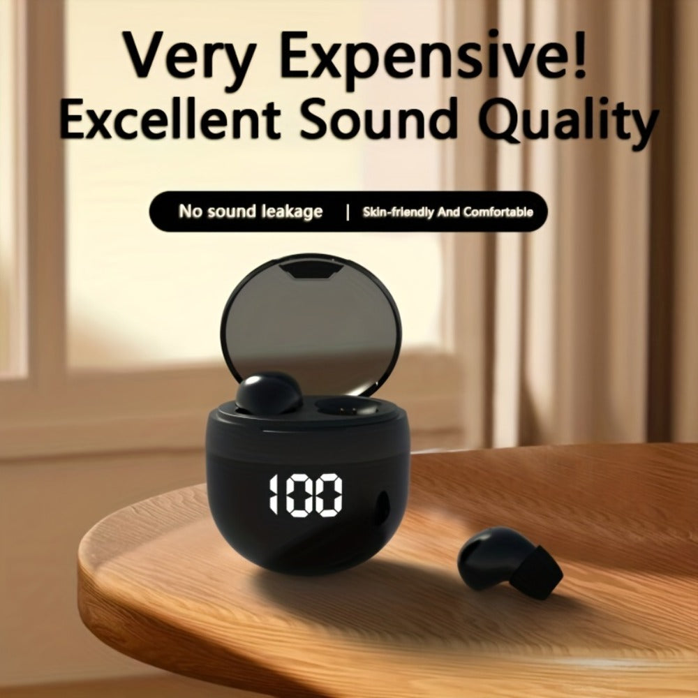 Phantom Mini Invisible True Wireless Earbuds, Ultra-Small Sleep Earphones No Flash Light Comfortable Fit Universal Wireless Headset, Gift for Birthday Easter Boyfriend Girlfriend Men Women