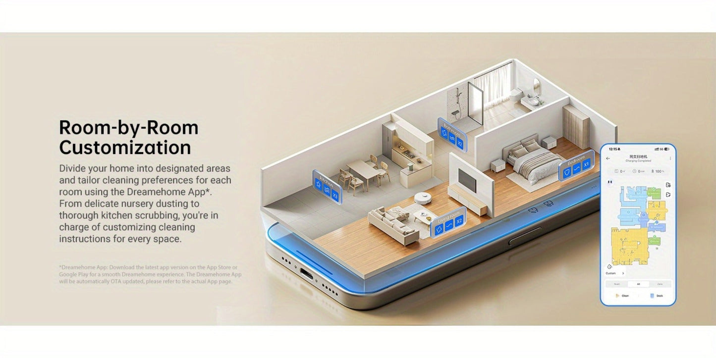 Dreame D10 Plus Gen 2 Self-Emptying Robot Vacuum & Mop Refurbished – 6000Pa Suction | 90-Day Base | LiDAR Navigation | Obstacle Avoidance | Wi-Fi App & Voice Control | Smart Floor Cleaner for Home