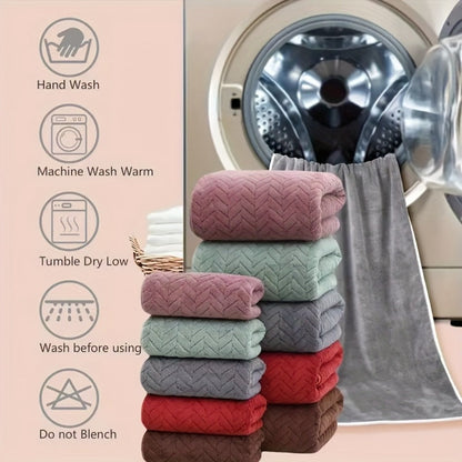 Bath Towels Set 18 or 20 Piece Coral Fleece Mix with Washcloths and Bath Ball in Multiple Colors
