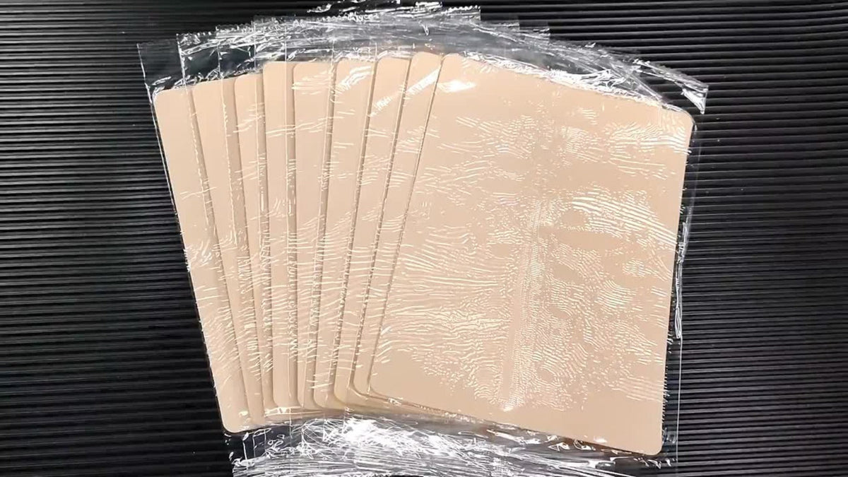 Tattoo Practice Skin Double-Sided Silicone Fake Skin - A4 Tattoo Transfer Paper Kit, Thermal Stencil Paper for Beginners & Artists
