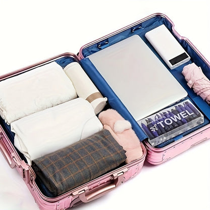 Individually Wrapped Compressed Towel Pack with 28-Piece or 28-Piece Plus 6-Strip Checkout Options