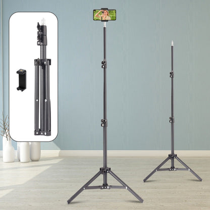 63-Inch Floor Phone Tripod with Two Checkout Models, Adjustable Holder and Optional Gooseneck Arm