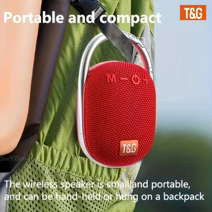 Portable Bluetooth Speaker Mini with 0.5W-2.5W Stereo, LED Lights, TF Card and Integrated Latch