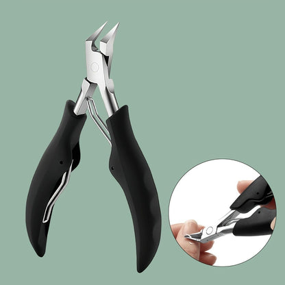 Seven-Piece Wide-Jaw Toenail Clipper Set with Stainless Steel Pedicure Tools for Home Nail Care