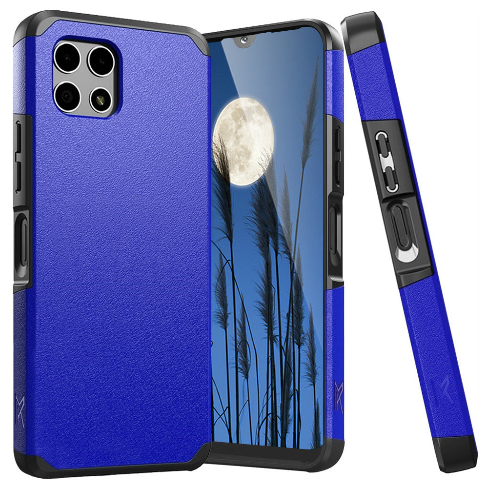 Revvl 7 5G Case Heavy Duty Dual Layer Shockproof with Magnetic Support – Hybrid Hard PC TPU Drop Protection Cover for T-Mobile Revvl 7 5G with Raised Bezels & Precise Cutouts