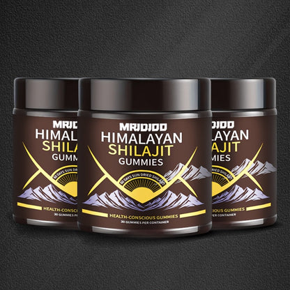 Herbal Supplements with Himiyer Label, Shilajit Fulvic Humic Acid and Manuka Honey Gummies, 30 or 60 Count