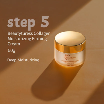 Skincare Set with Beautyluress Label, 14 Collagen Hyaluronic Acid and Niacinamide Product Pieces