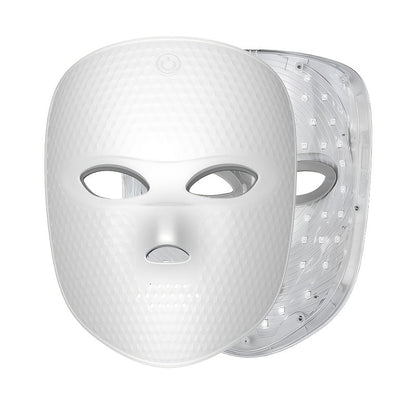 LED Facial Beauty Device 7-Color Light Therapy Portable At-Home Skincare Tool — USB Rechargeable Skin Rejuvenation Anti-Aging Face Care Gift for Women