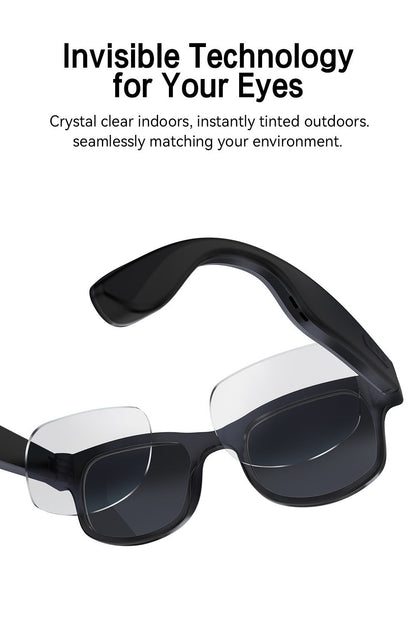 Bluetooth Smart Glasses with 8MP HD Camera – AI Real-Time Translation, Object Recognition, Touch Control, Bluetooth Call & Music, Wearable for Men & Women