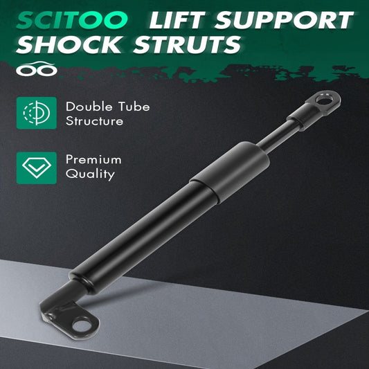 Tailgate Lift Support DZ43100 for 1999-2007 GMC Sierra Chevy Silverado 1500 2500 2500HD 3500 HD Rear Tailgate Gas Spring Strut Replacement - Black Steel