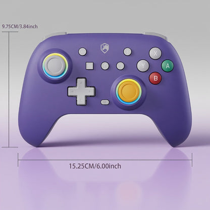 Hall Effect Wireless Controller for Nintendo Switch OLED Switch Lite - No Drift Joystick Turbo 6-Axis Gyro Programmable Works with PC Phone