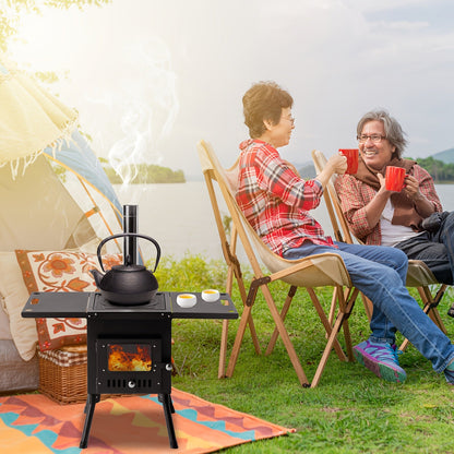 Tent Wood Stove Portable for Garden, Patio and Yard Use, with the Listed Configuration, for Everyday Use and Organized Storage