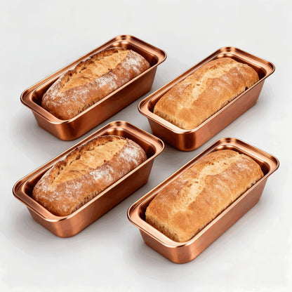 Nonstick Bakeware Pan Set, 8-Piece Carbon Steel Oven Baking Set with Cookie Sheet, 2 Round Cake Pans, Square Pan, Bread Pan, Pizza Pan & 12-Cup Muffin Pan, Complete Kitchen Baking Supplies