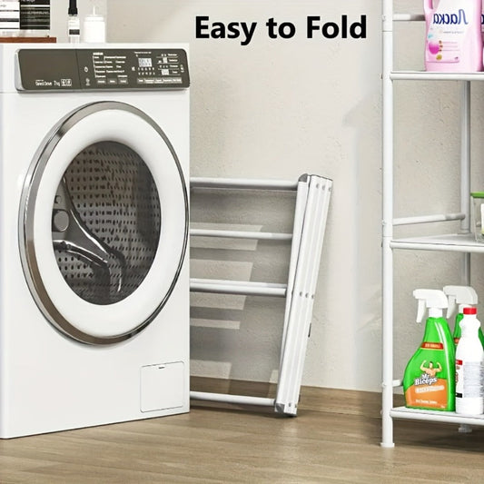 Laundry Drying Rack 3-Tier X-Type Expandable Metal, Collapsible Clothes Dryer & Towel Rack — Air Drying Stand for Indoor & Outdoor Use | Grey, White | Multiple Configurations
