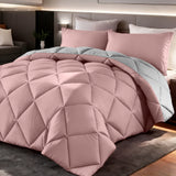 Pink & Light Gray