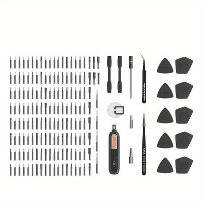Precision Screwdriver Set 128/180 in 1, Magnetic Professional Repair Tool Kit for MacBook Laptop iPhone Xbox Game Console Tablet, Electric & Manual Versions Available